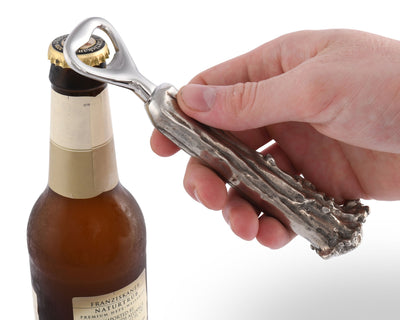 Pewter Antler Horn Bottle Opener