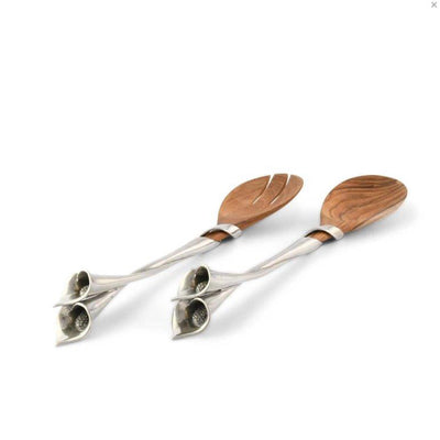 Lily Salad Servers