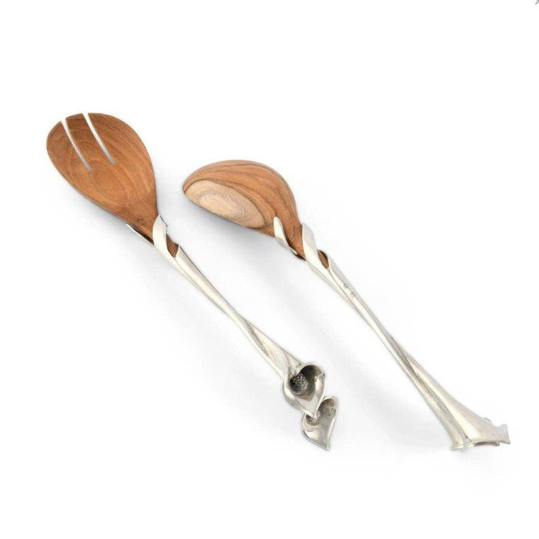 Lily Salad Servers