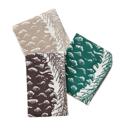 Organic Pine Cone Tea Towel