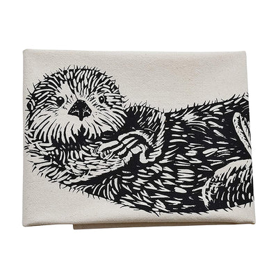 Organic Otter Tea Towel