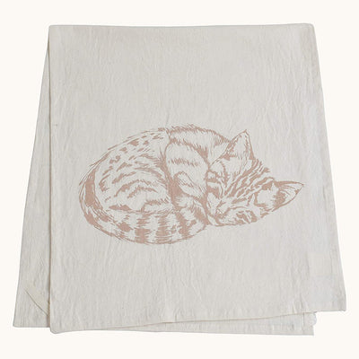 Organic Cat Tea Towel
