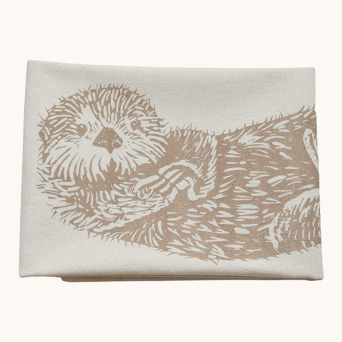 Organic Otter Tea Towel