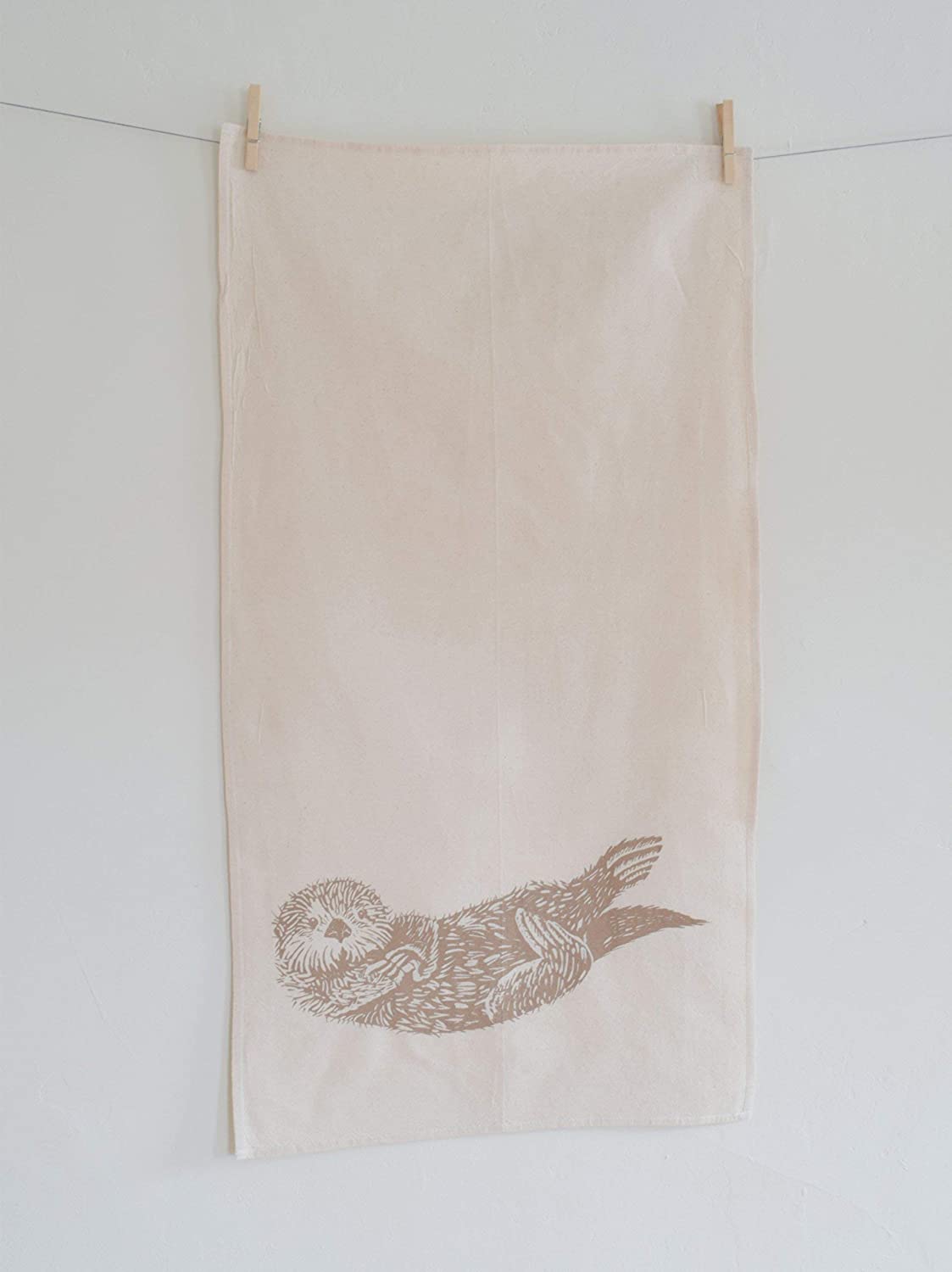 Organic Otter Tea Towel