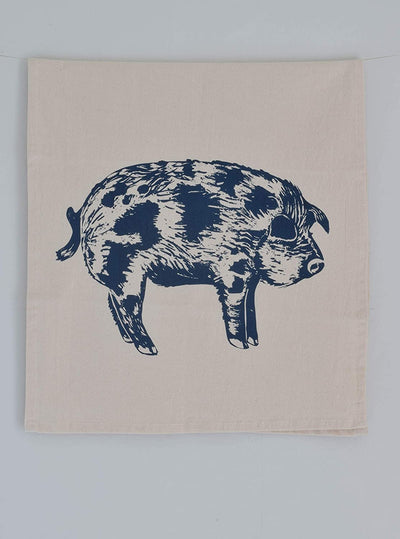 Organic Pig Tea Towel