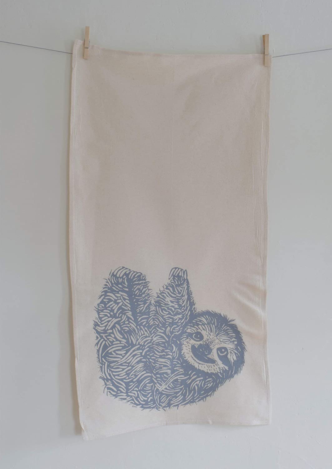 Organic Sloth Tea Towel