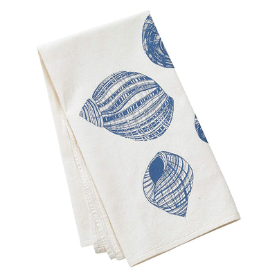 Organic Periwinkle Shell Tea Towel