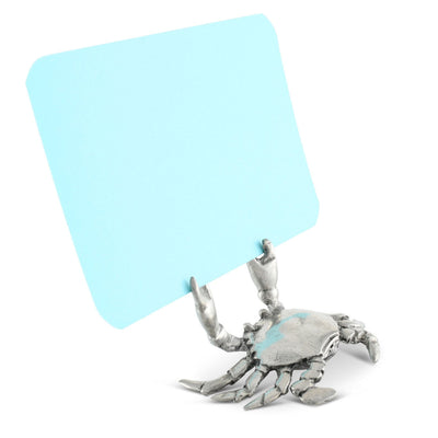 Pewter Crab Place Card Holder