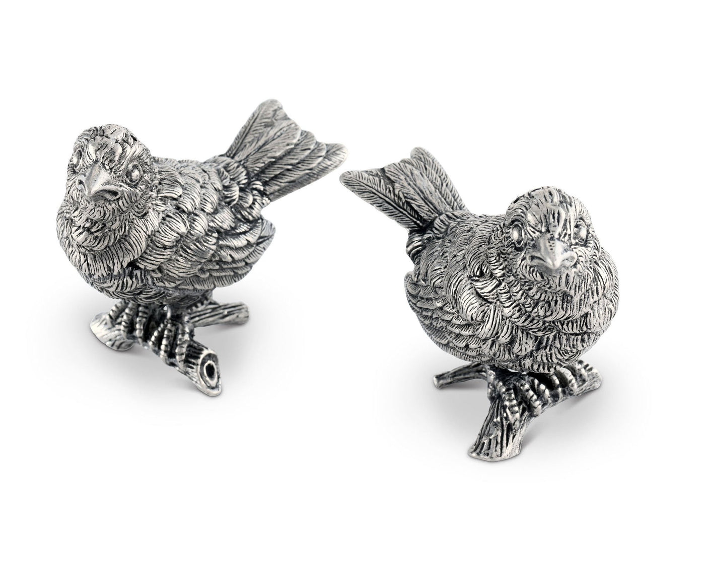 Pewter Song Birds Salt & Pepper Set