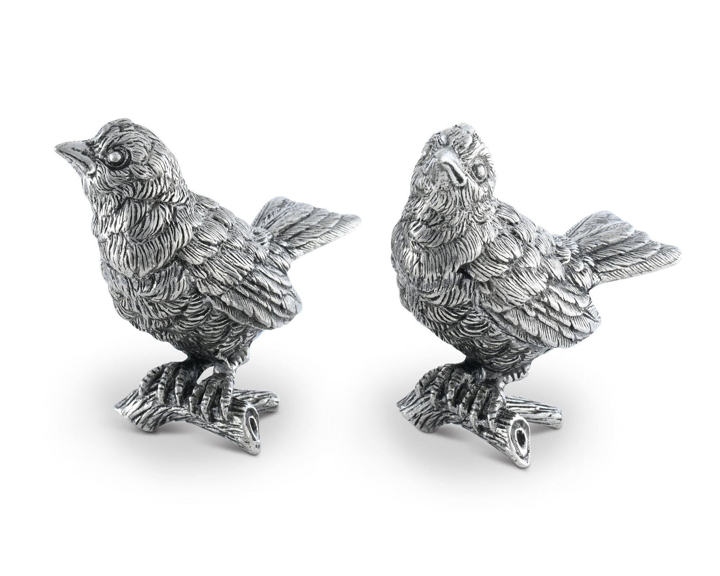 Pewter Song Birds Salt & Pepper Set