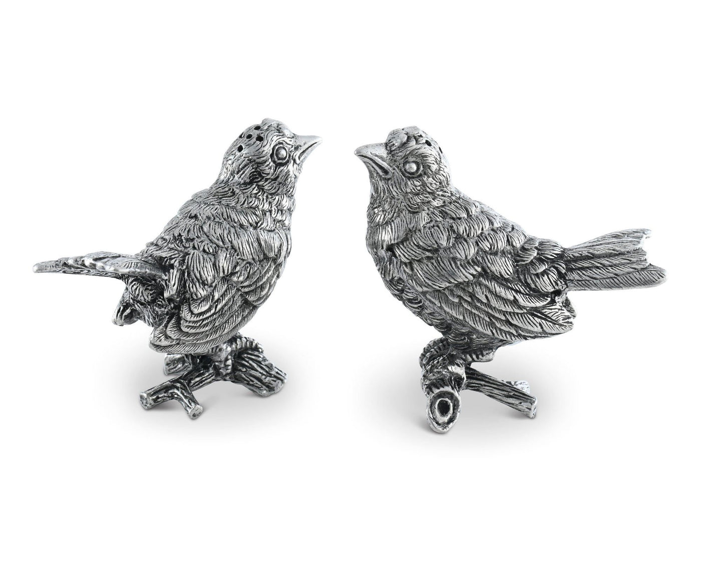 Pewter Song Birds Salt & Pepper Set