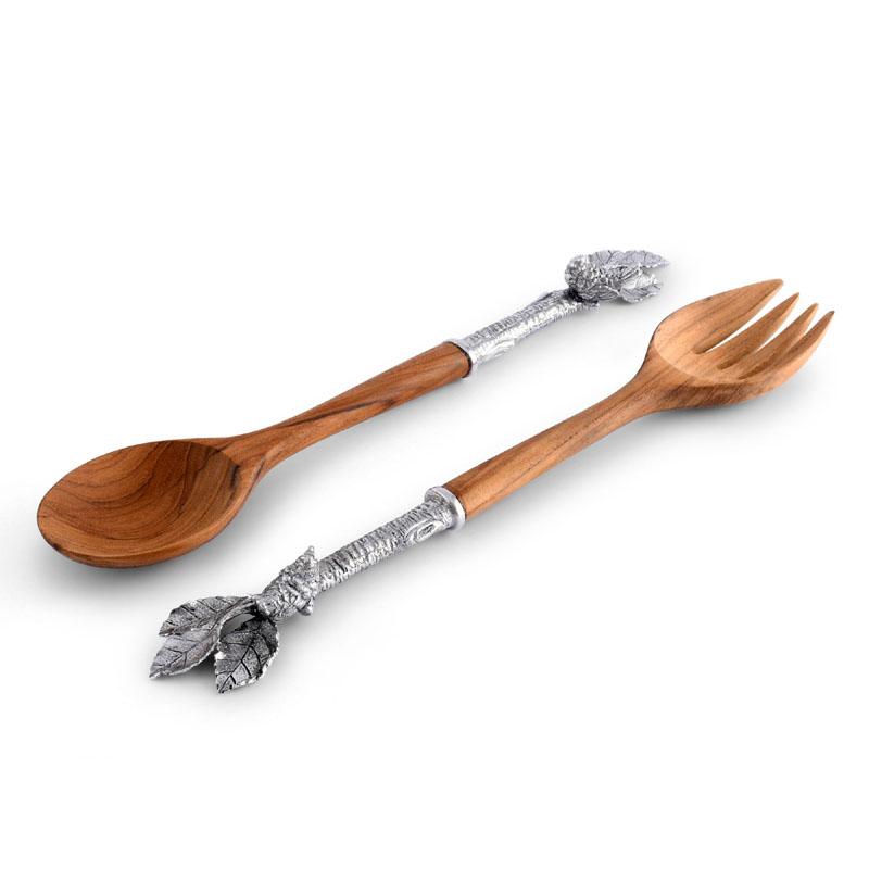 Song Bird Salad Server Set