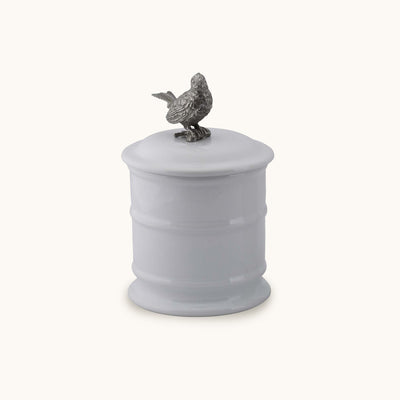 Song Bird Stoneware Canister