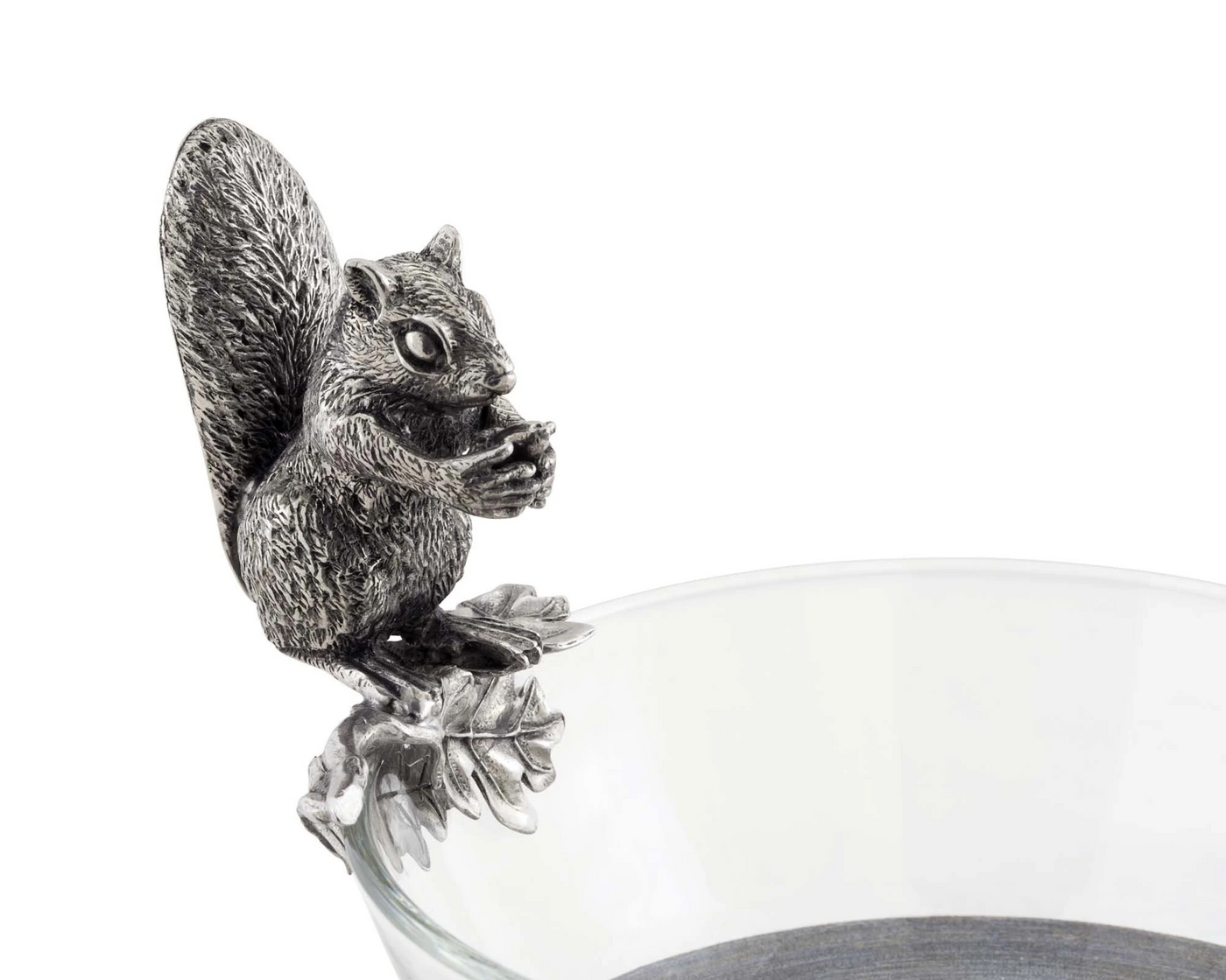 Squirrel Glass Nut Bowl