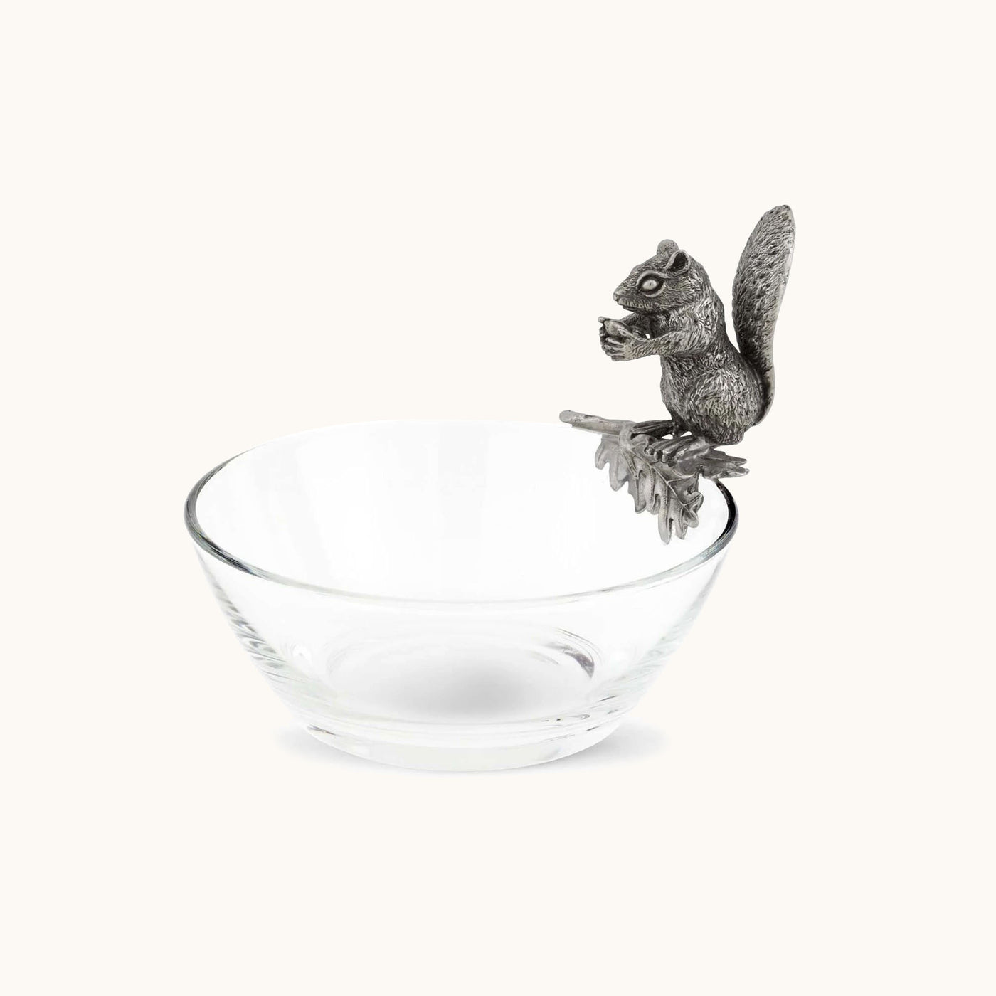 Squirrel Glass Nut Bowl