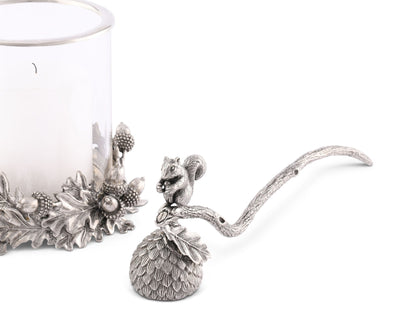 Pewter Squirrel Candle Snuffer