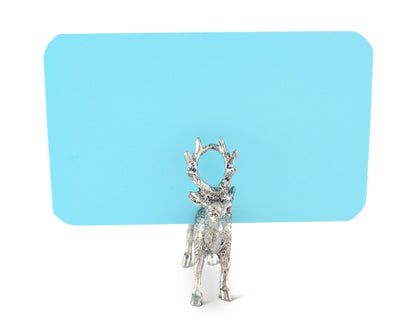 Pewter Deer Place Card Holder