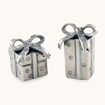 Christmas Package Place Card Holder Pair