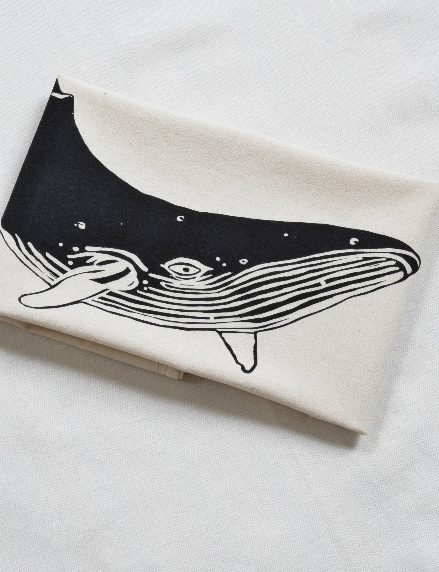 Organic Whale Tea Towel