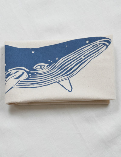 Organic Whale Tea Towel