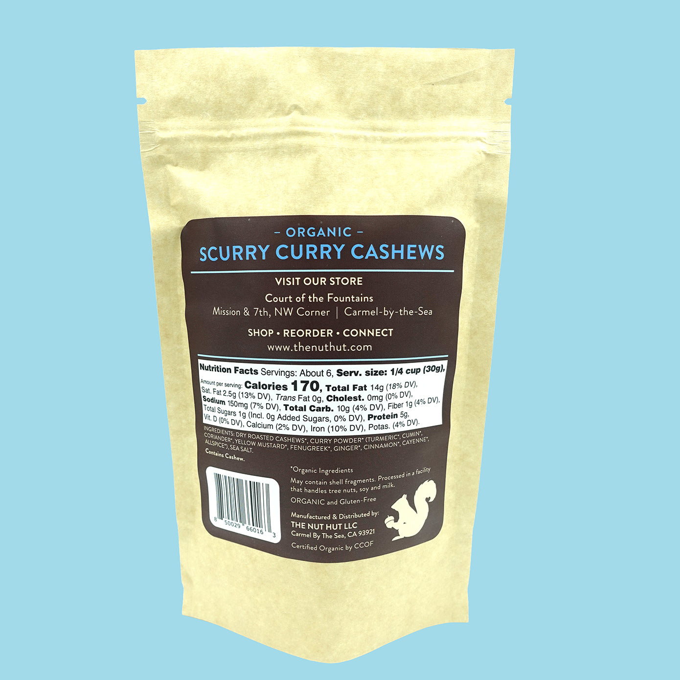 Organic Scurry Curry Cashews