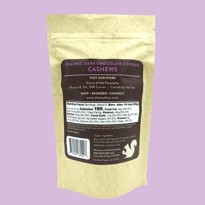 Organic Dark Chocolate Cashews