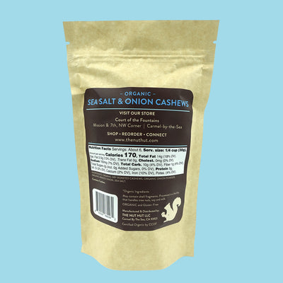 Organic Sea Salt & Onion Cashews